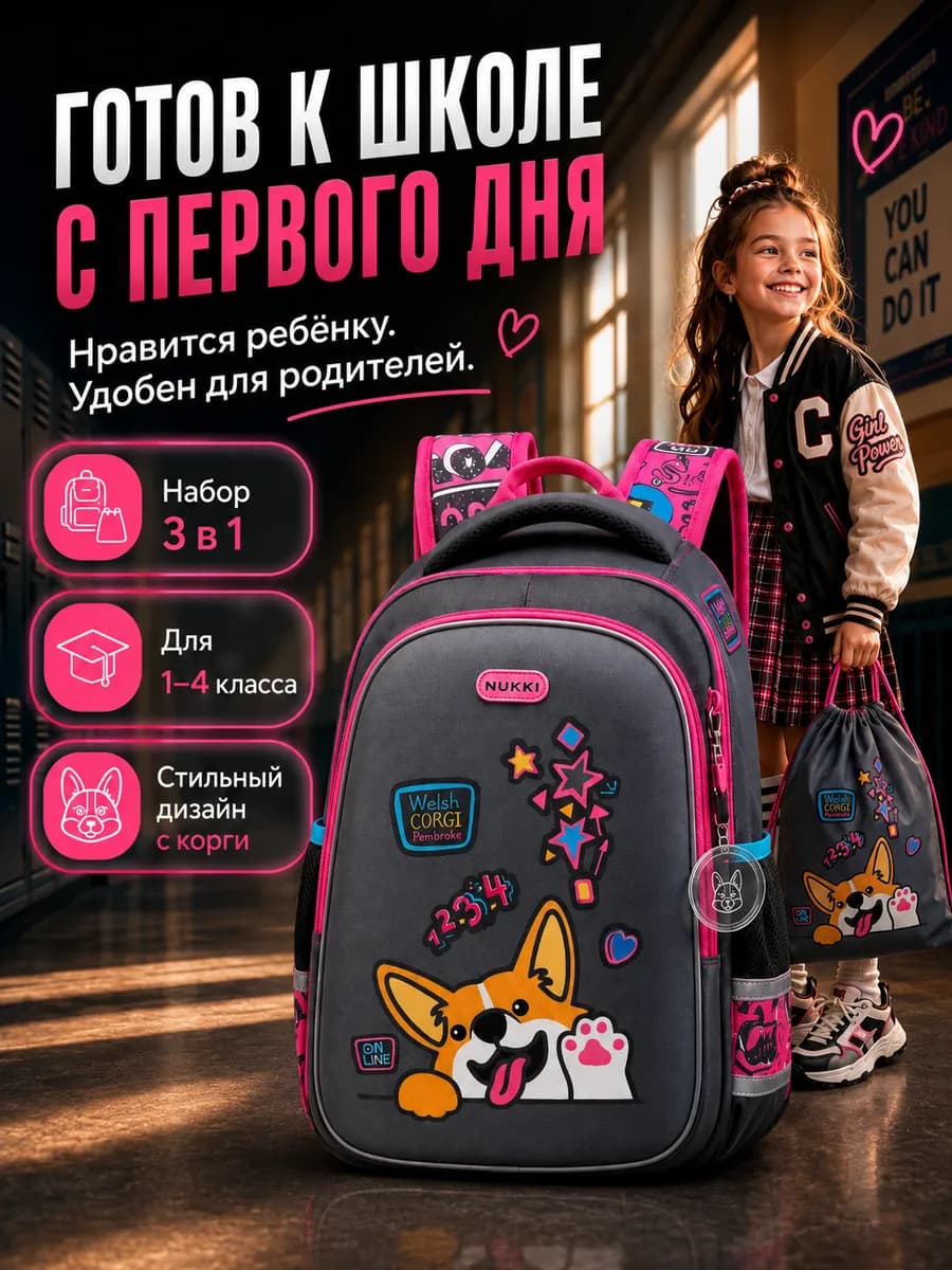 Рюкзак ортопедический школьный
