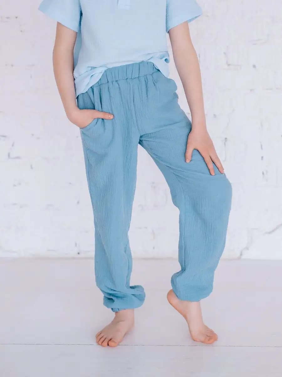 Брюки из муслина