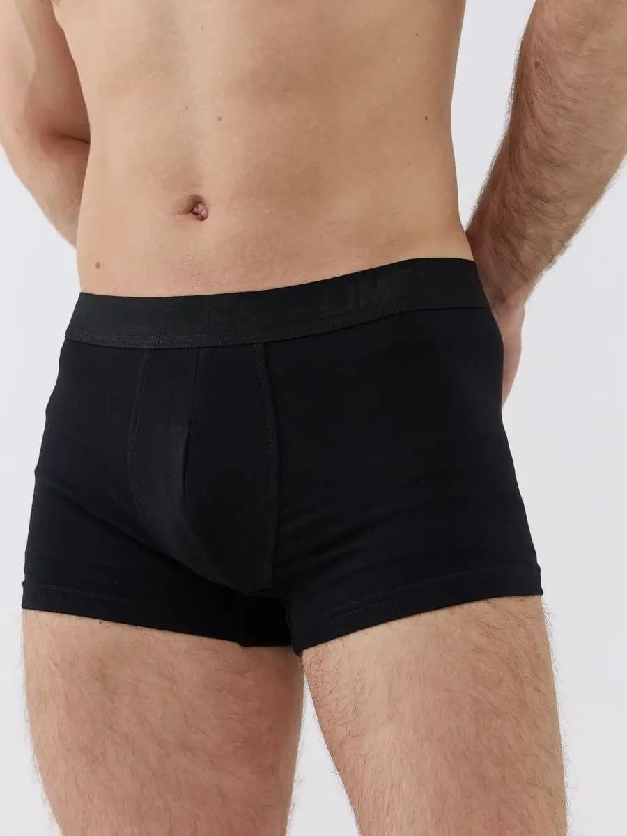 Трусы боксеры из хлопка однотонные