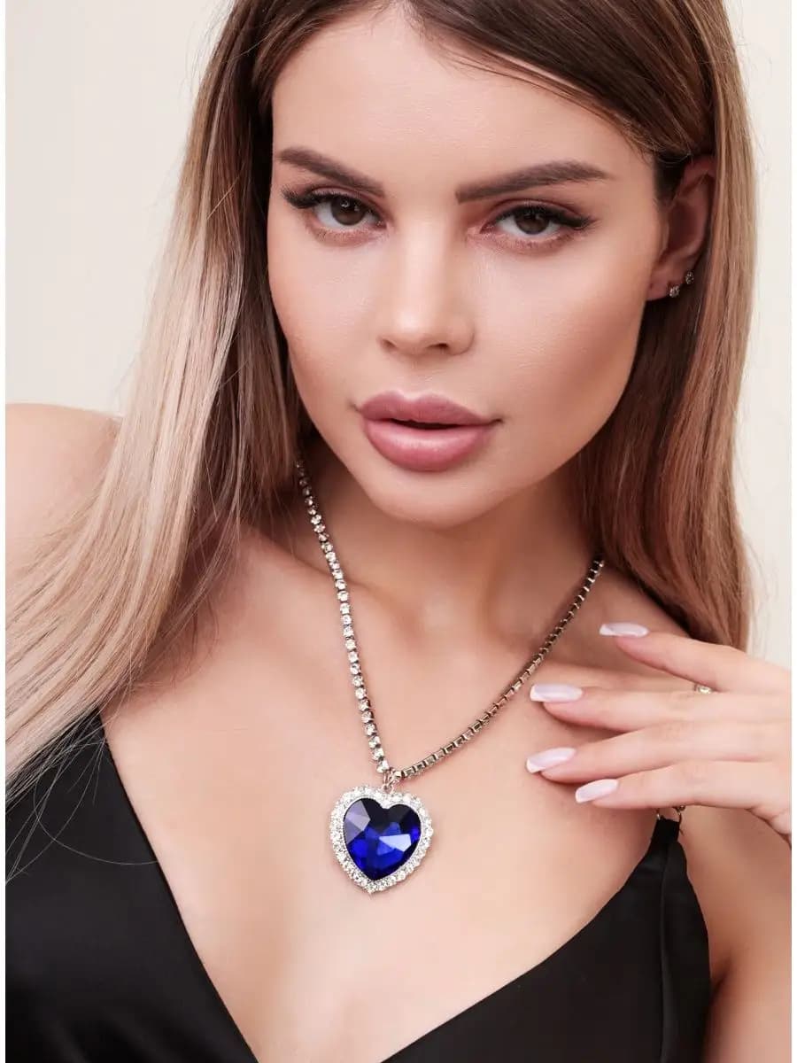 Колье бижутерия сердце океана - фото 1