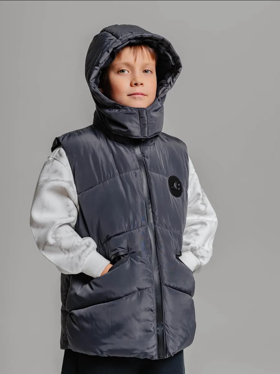 Жилетка дутая утепленная детская