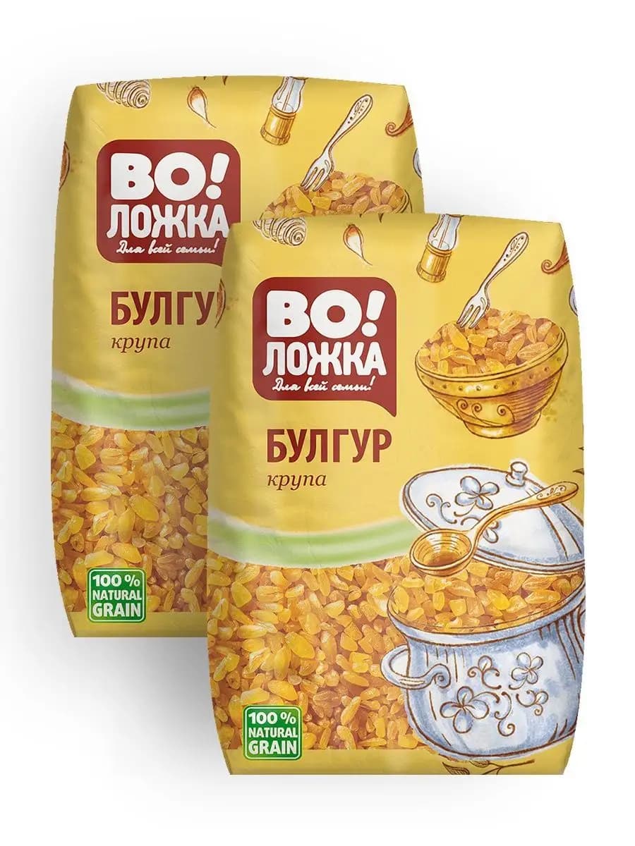 Крупа пшеничная Булгур 2шт по 800г