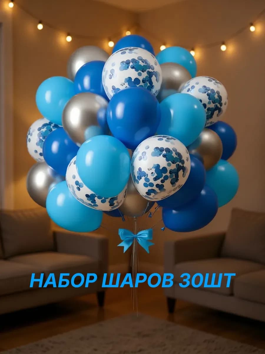 набор воздушных шаров из 30 штук