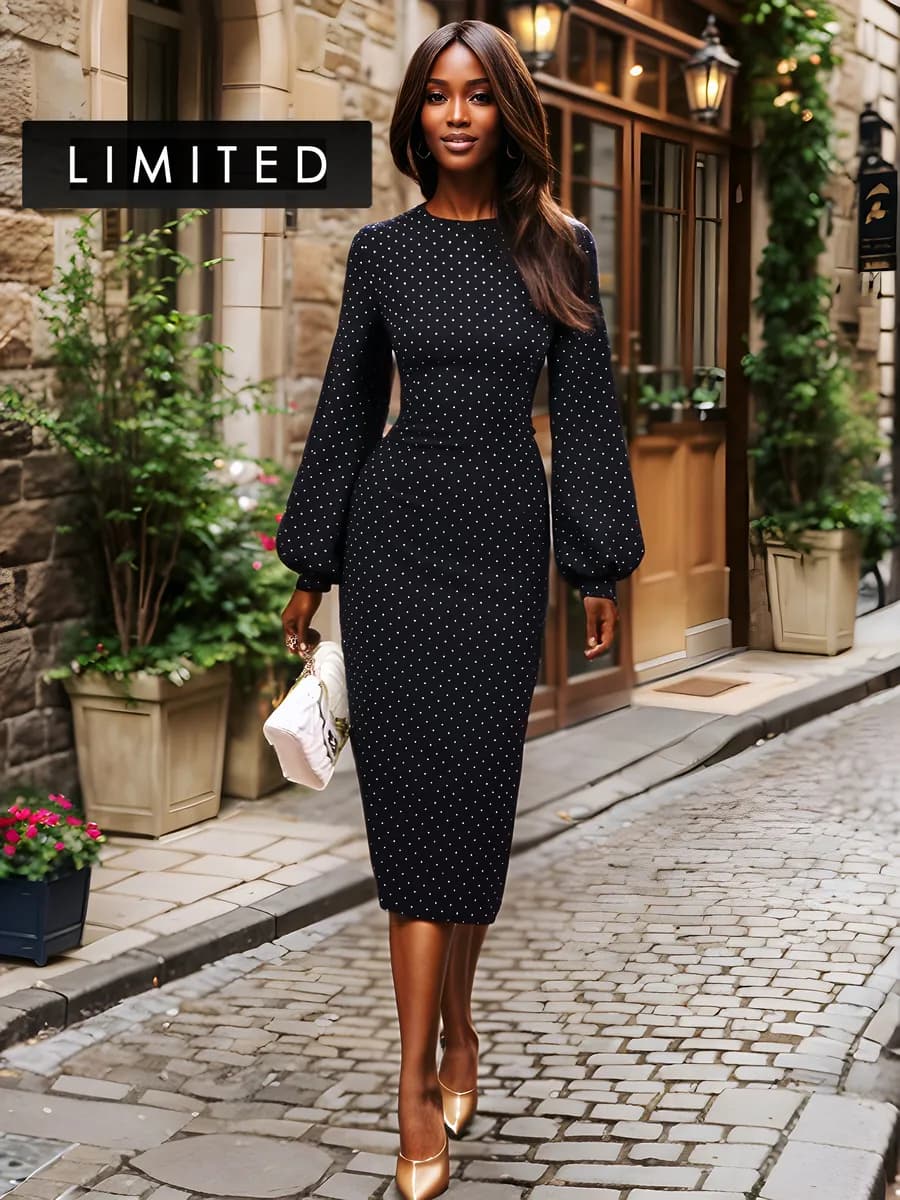 Платье футляр вечернее повседневное офис черное приталенное