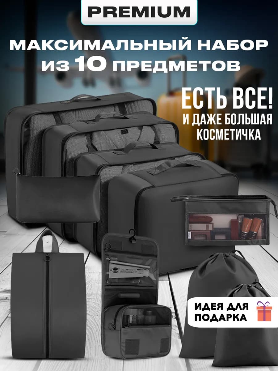 Органайзеры для чемодана дорожный набор