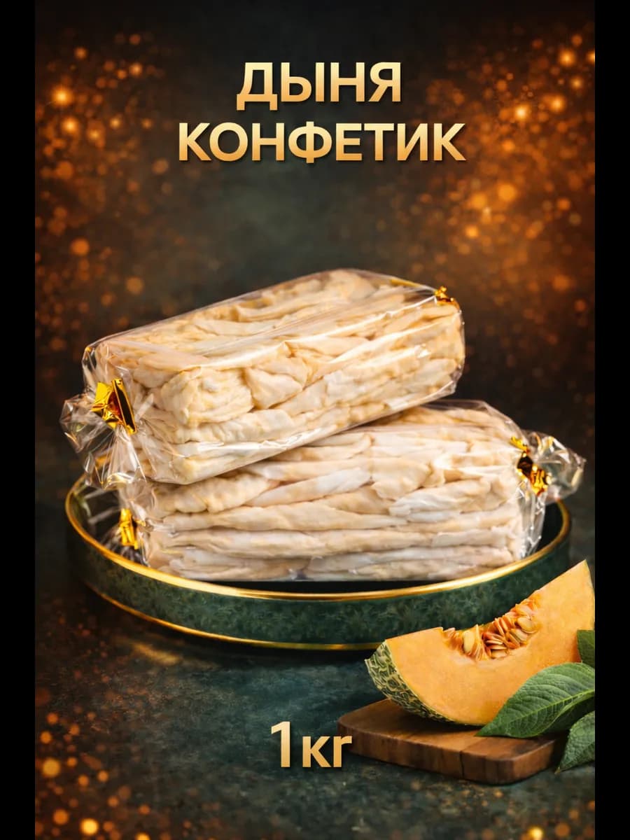 Дыня вяленая, без сахара, 1кг