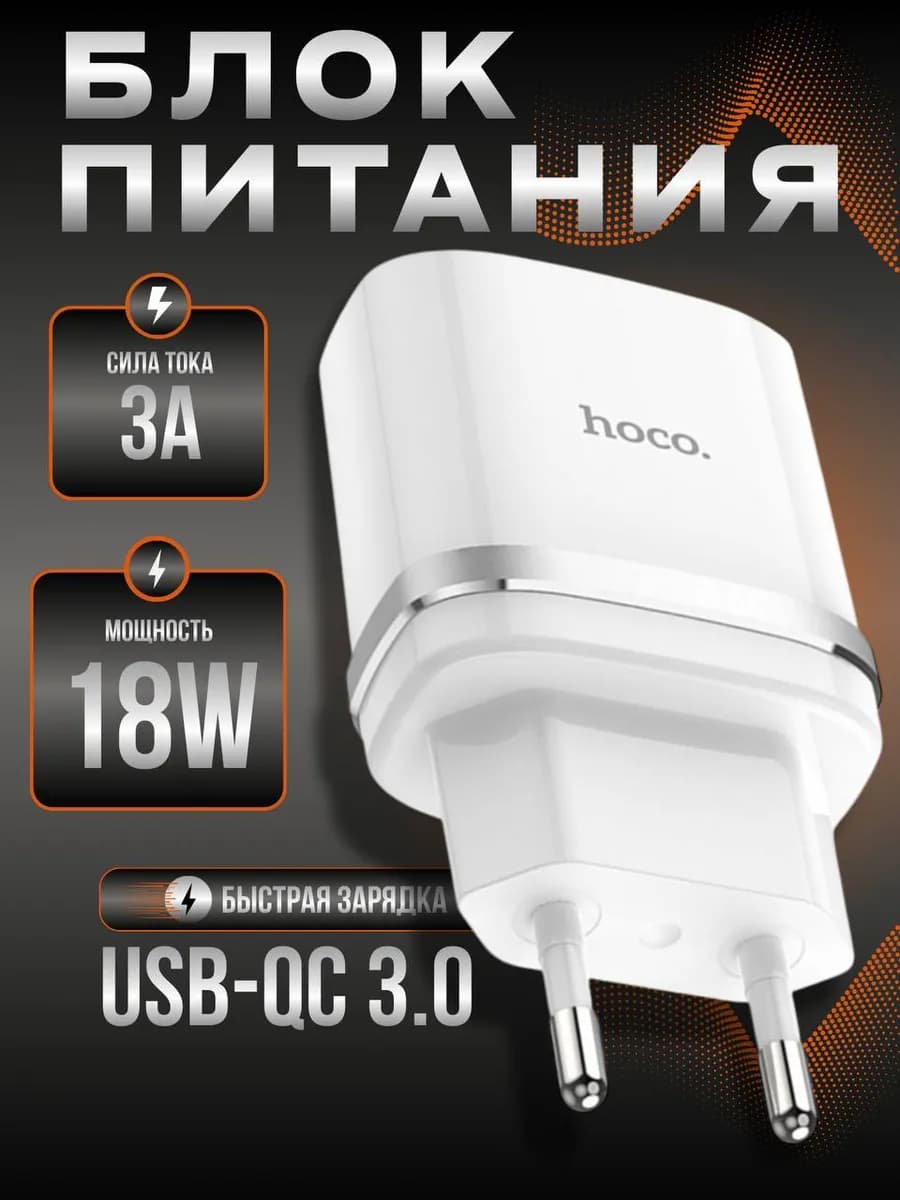 Быстрая зарядка для телефона блок usb