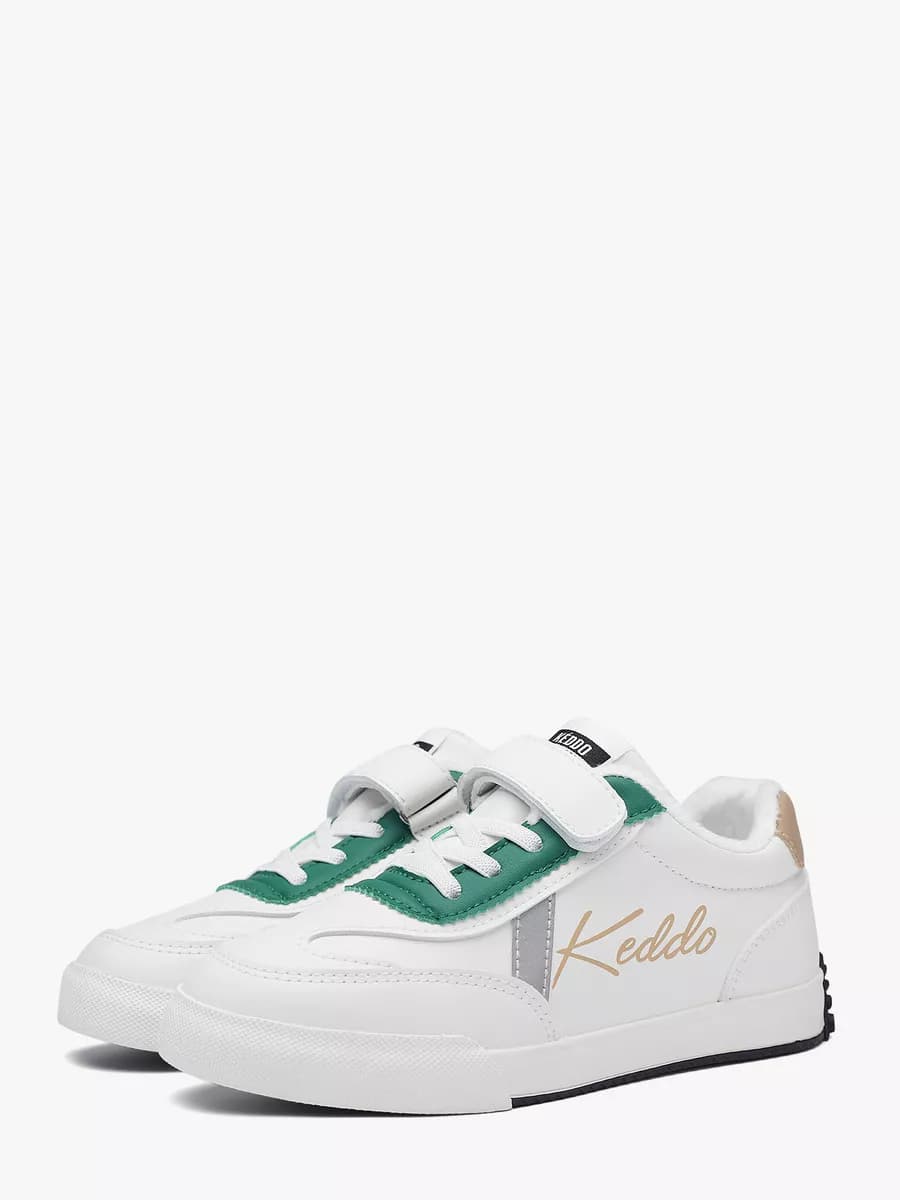 Утепленные кеды на липучках