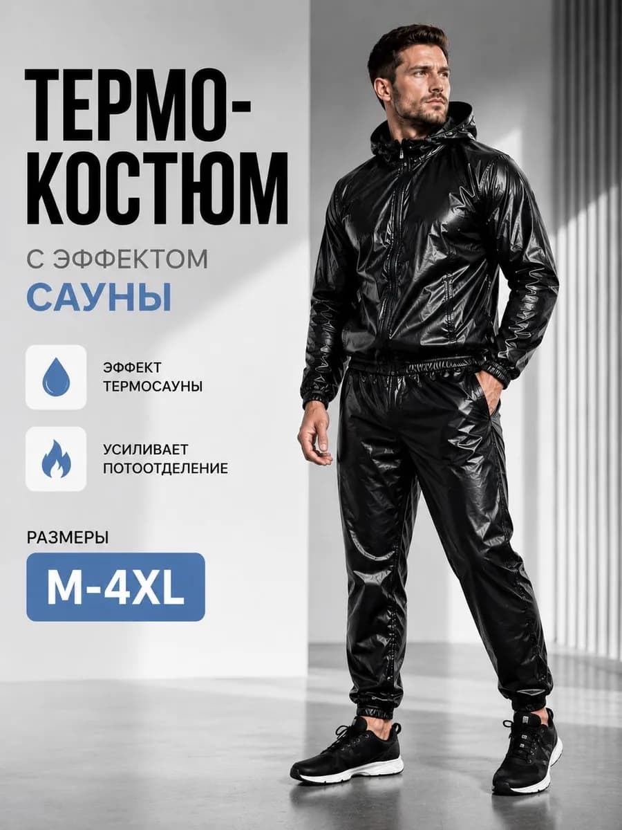 Костюм сауна мужской и женский для похудения