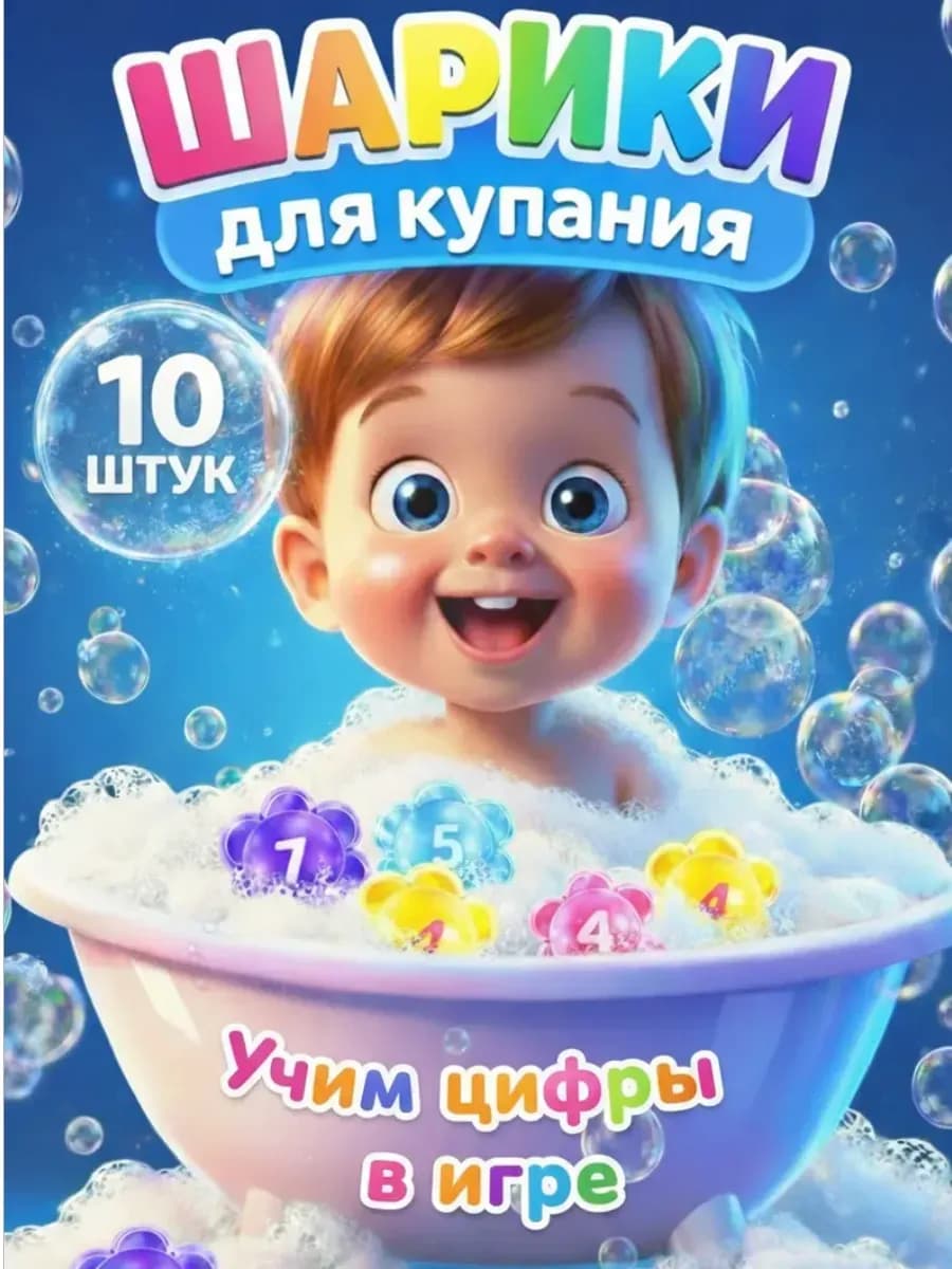 Игрушка для ванны развивающая