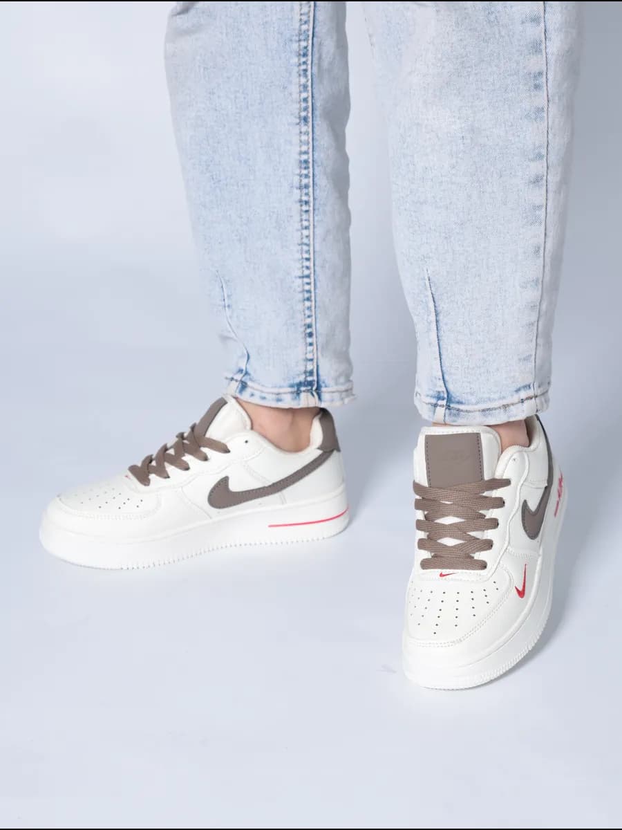 Кеды Air force 1 осенние на платформе - фото 1