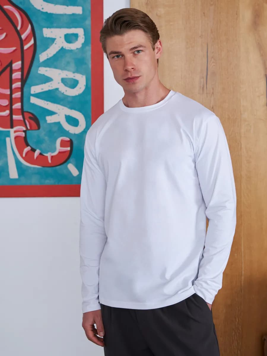 Лонгслив спортивный футболка с длинным рукавом