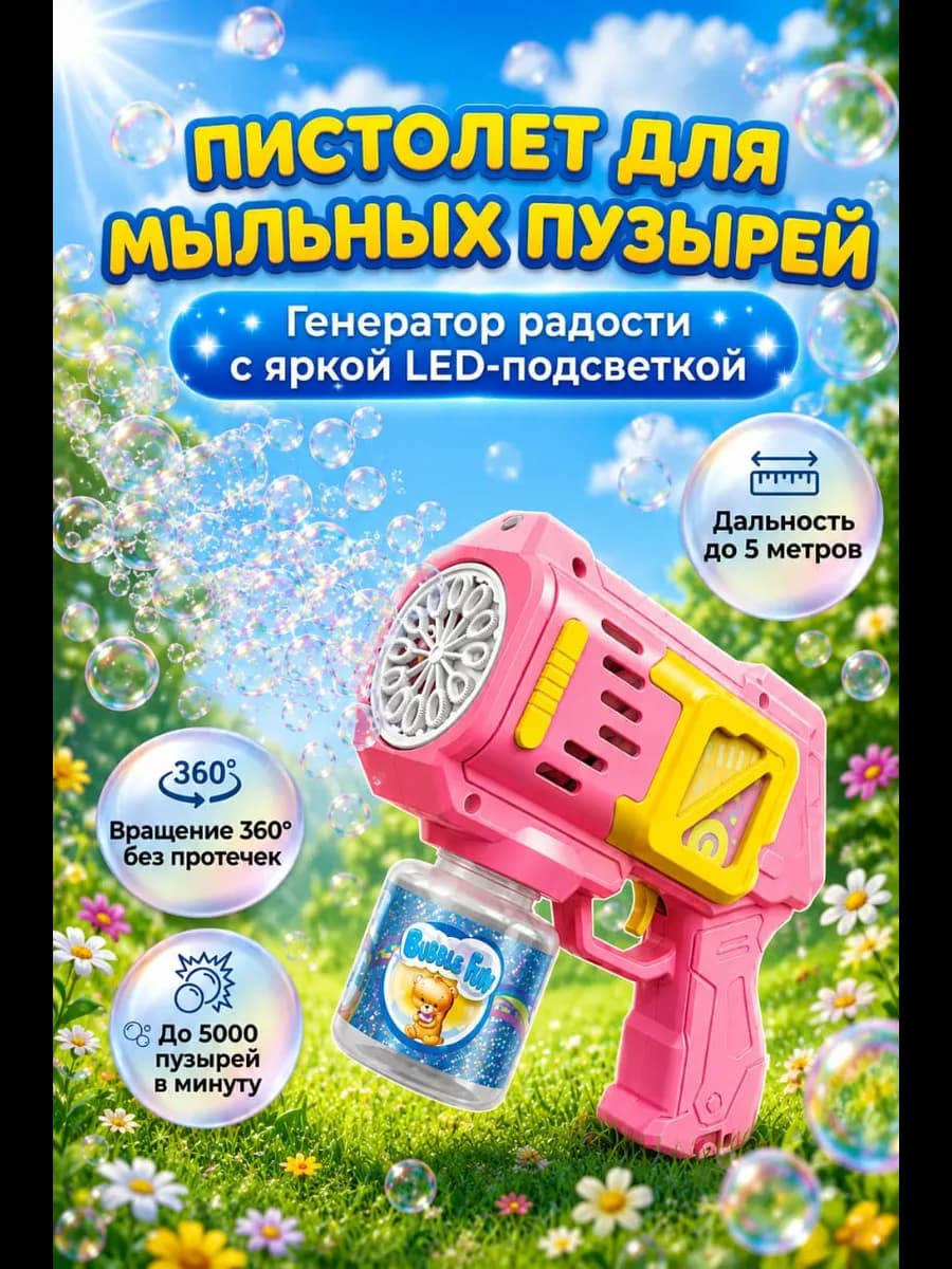 Пистолет мыльных пузырей