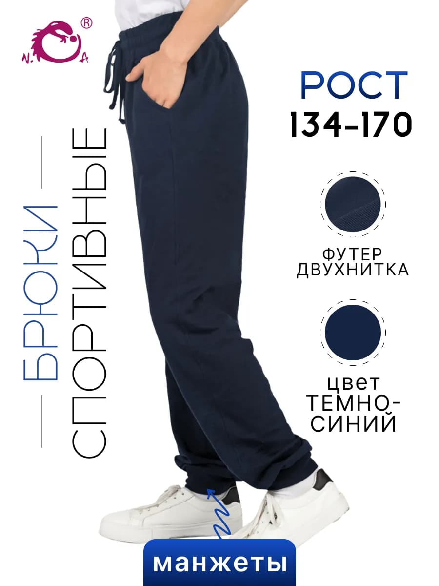 Штаны спортивные, футер двухнитка
