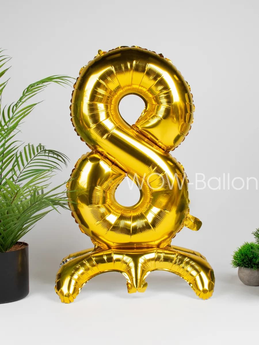 Шар цифра 8 на ножках