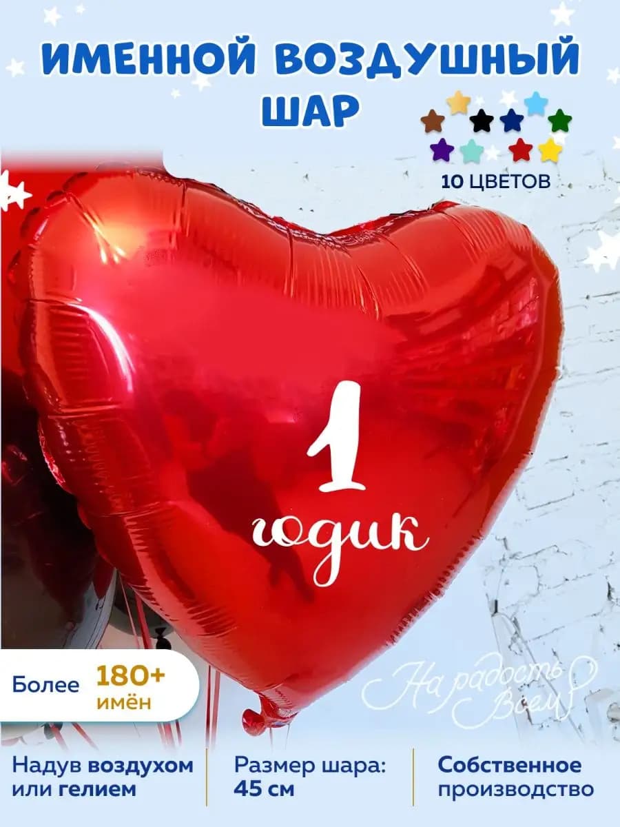 Воздушный шар 1 год
