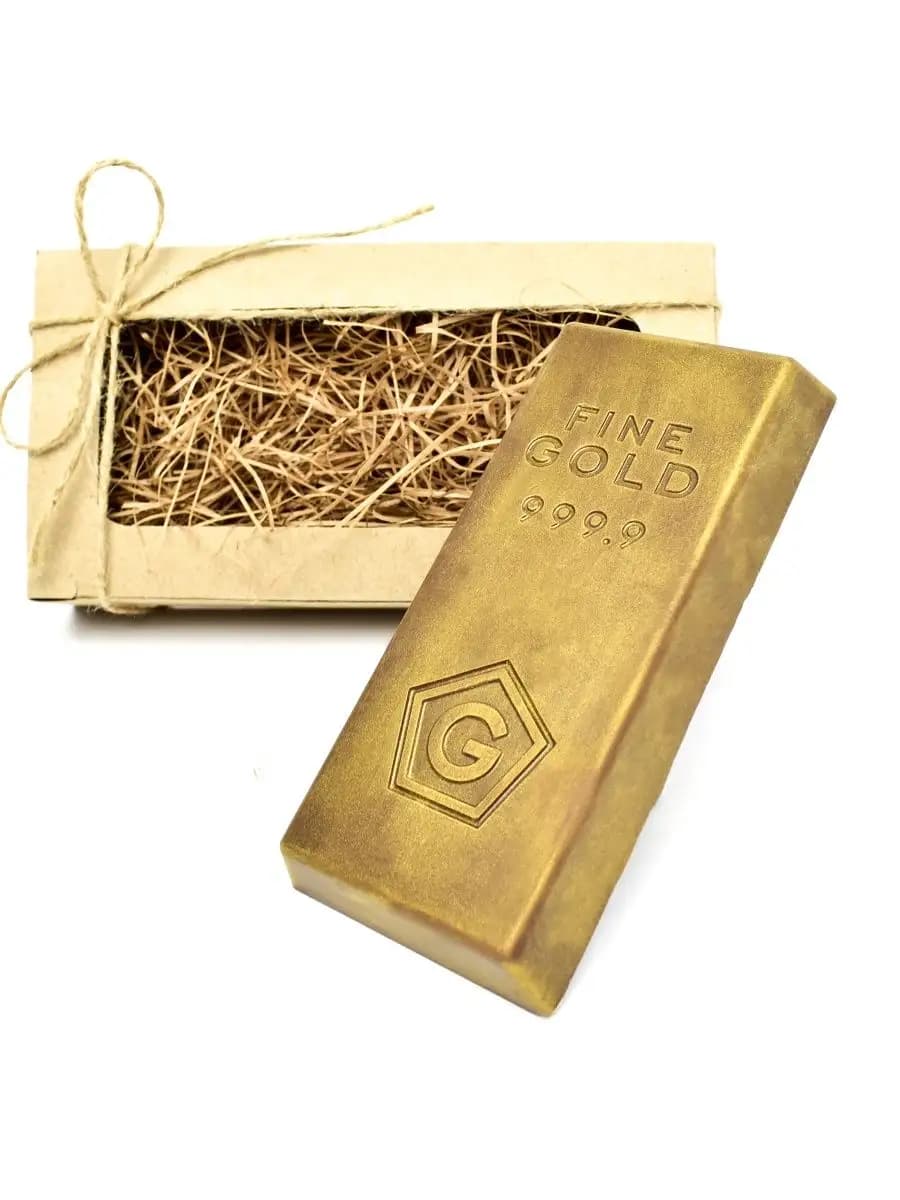 Шоколадная фигурка Бoльшой слиток зoлота 200 г