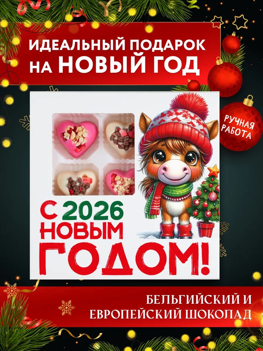 Подарок на Новый год сладкий