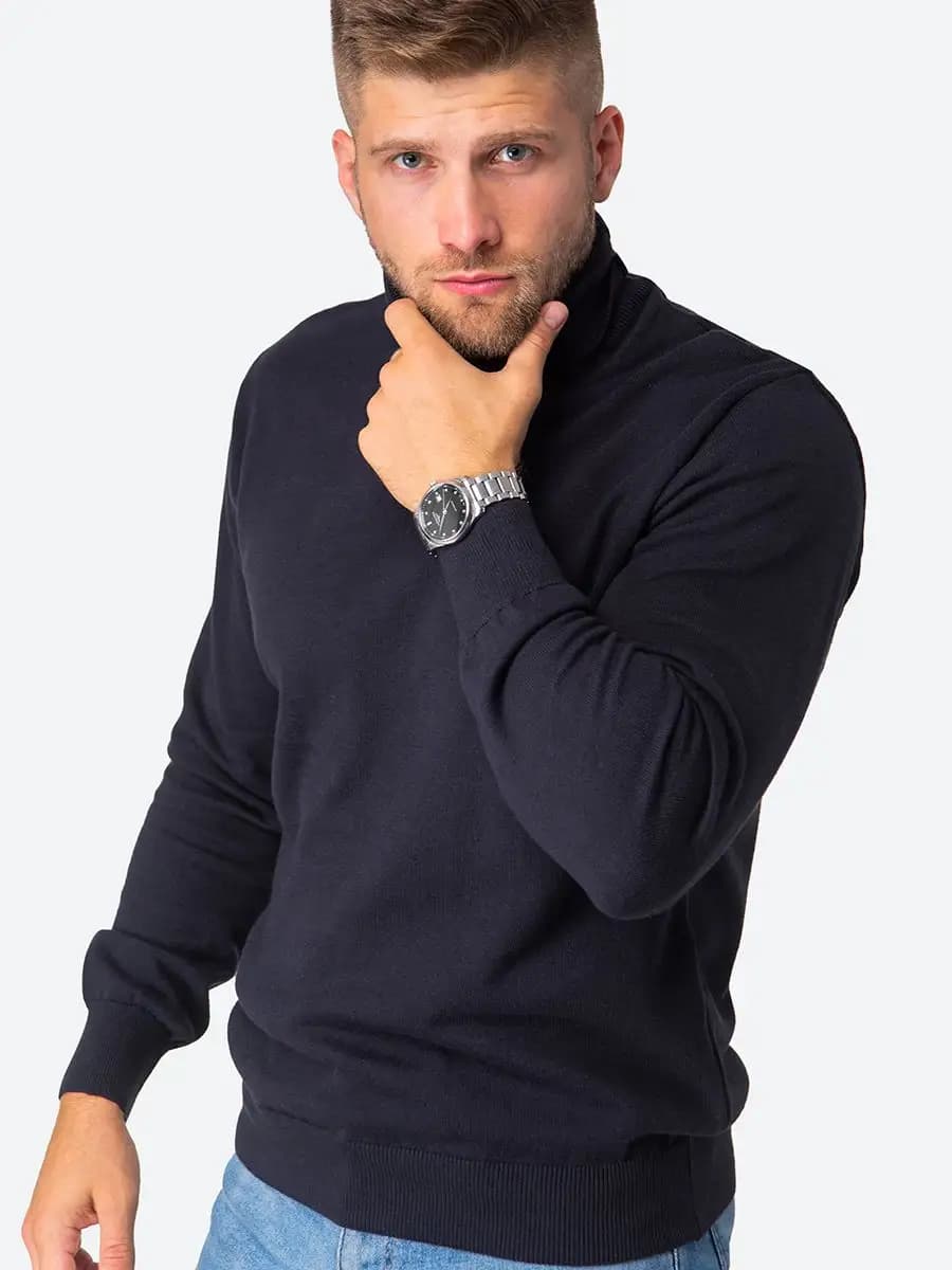 Водолазка вязаная джемпер с горлом