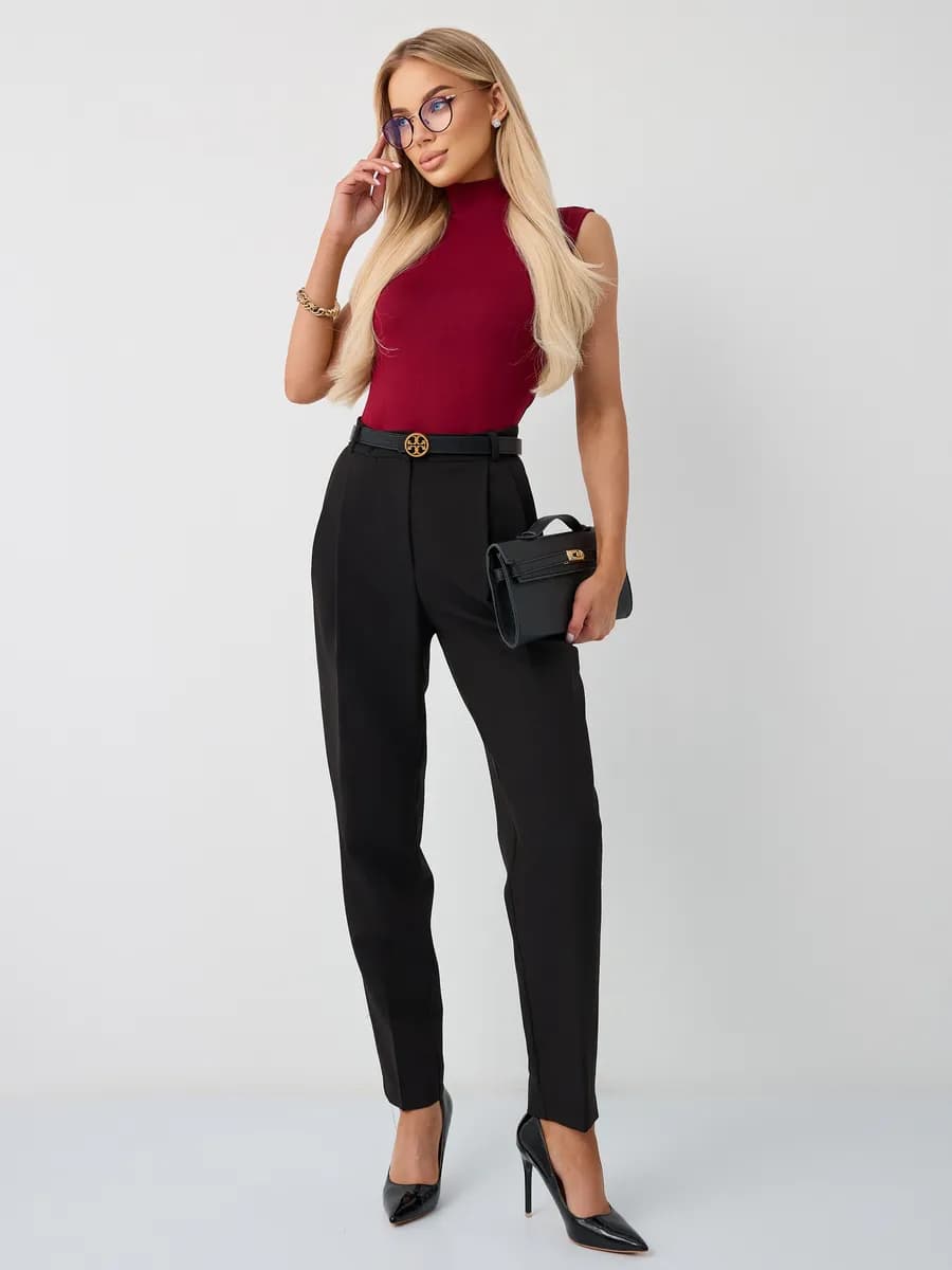 Брюки классические офисные бананы