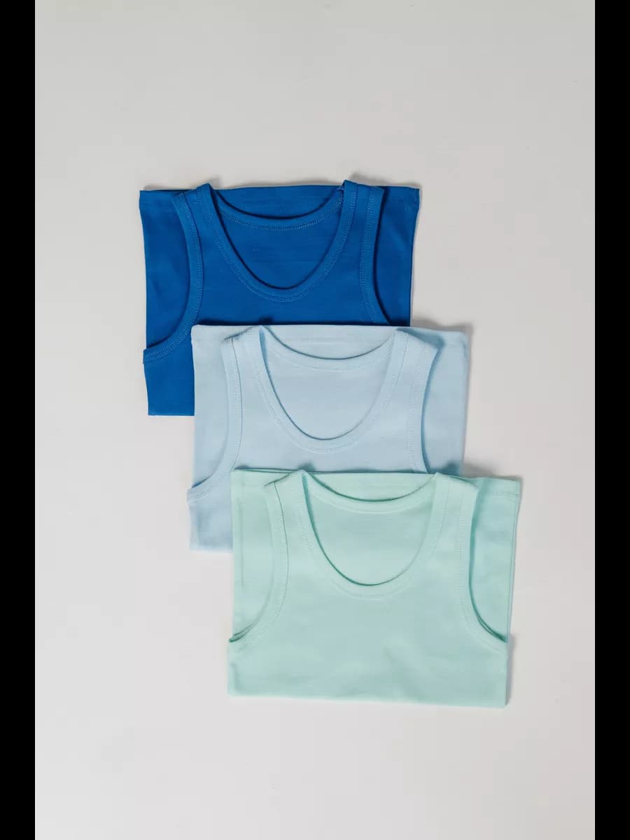 Майка бельевая для мальчика набор 3 шт - фото 1