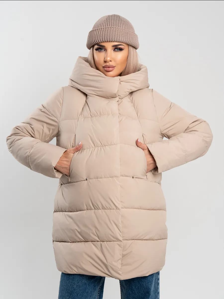 Куртка женская зимняя с капюшоном