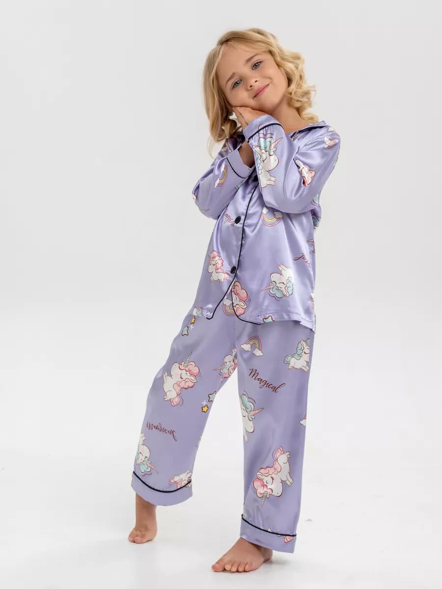 Пижама шёлковая детская