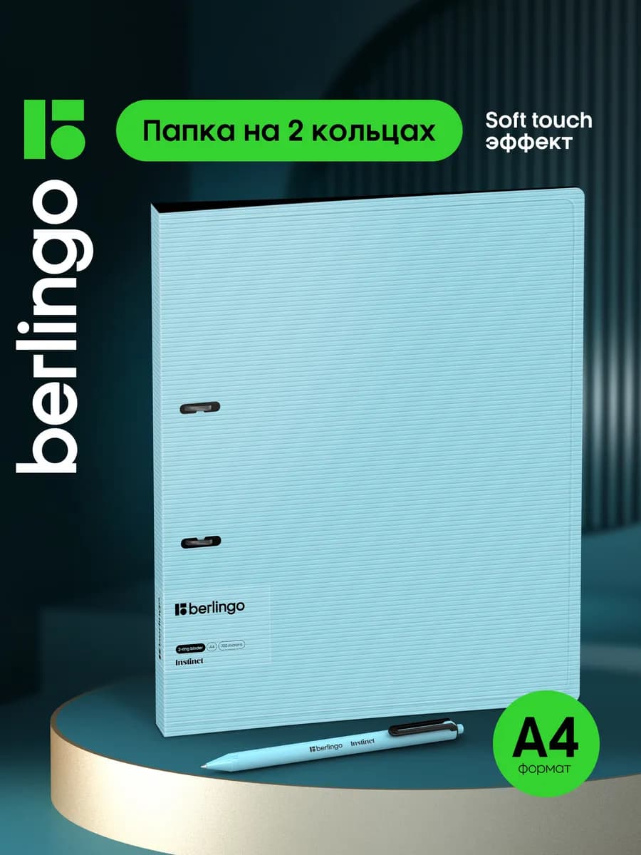 Папка на кольцах для документов и файлов, А4