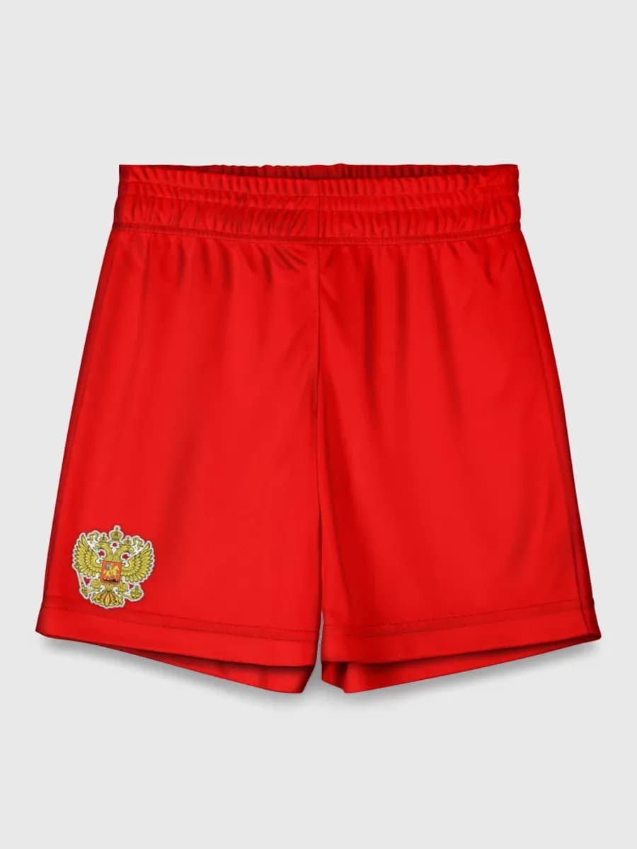 спортивные шорты с принтом росссия-домашняя форма-2018