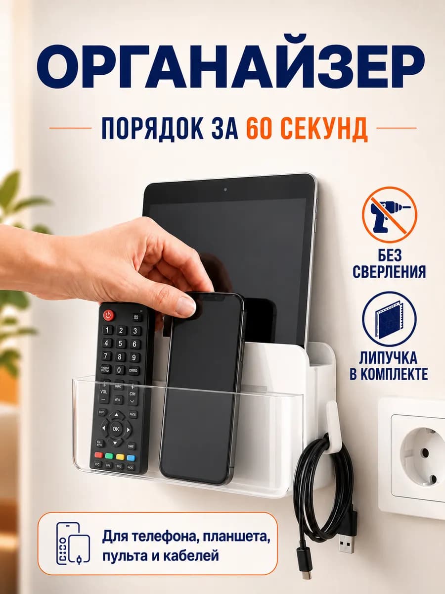 Органайзеры настенные для телефона