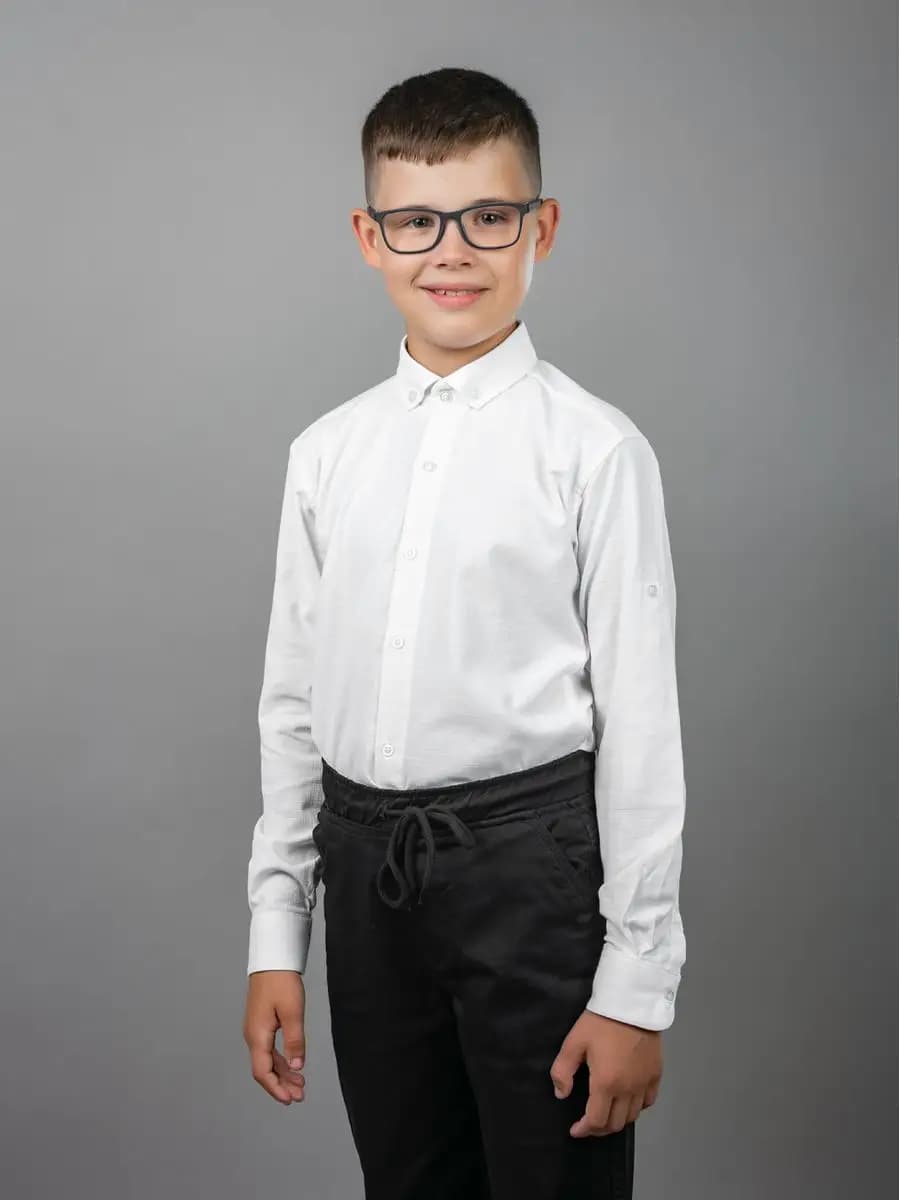 Праздничная школьная рубашка