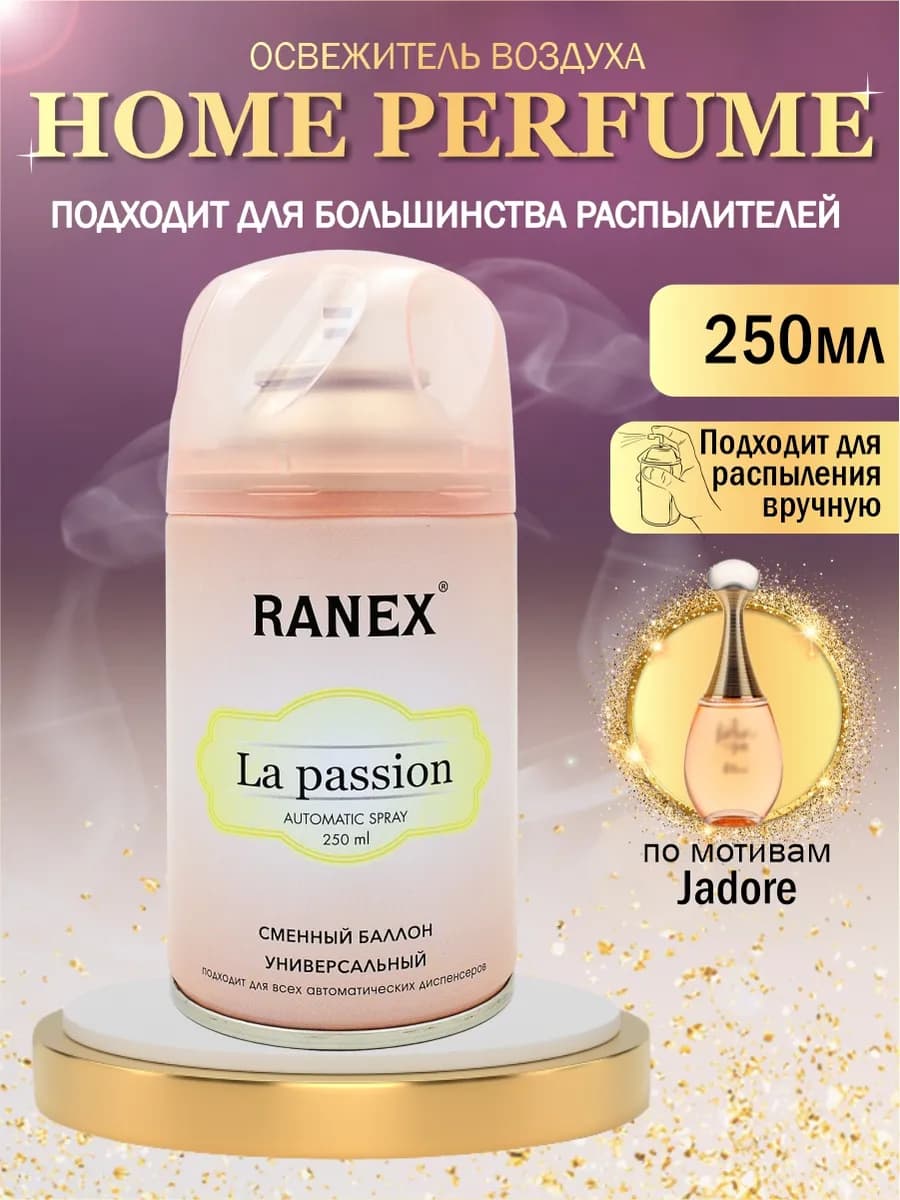 Освежитель воздуха парфюмированный 250 мл. Сменный баллон