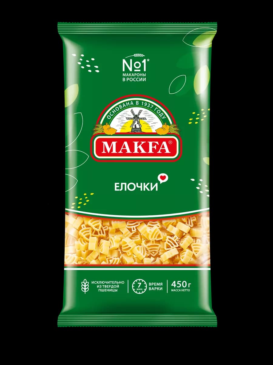 Макароны Елочки, 450 г