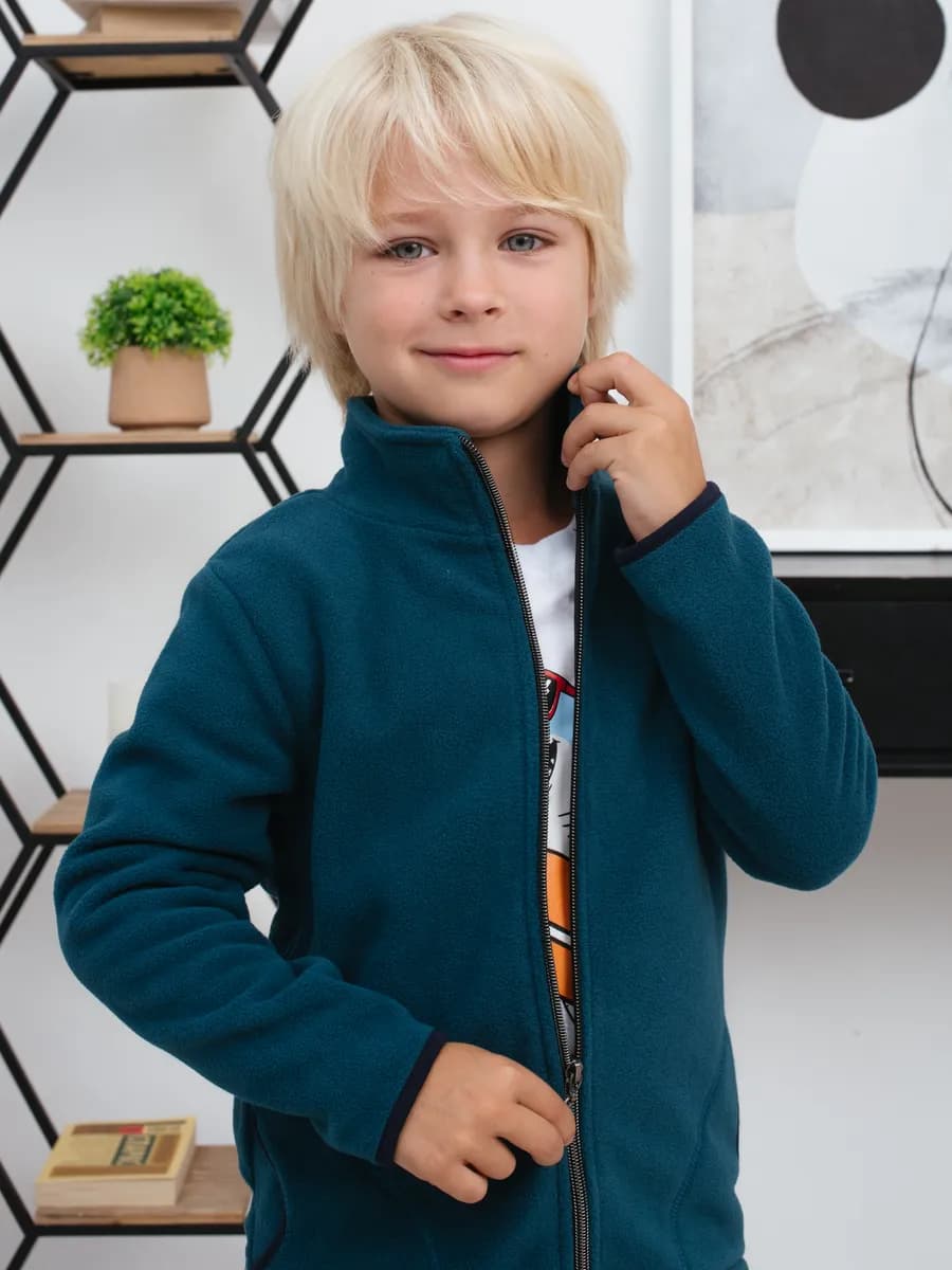 Флисовая толстовка детская на молнии