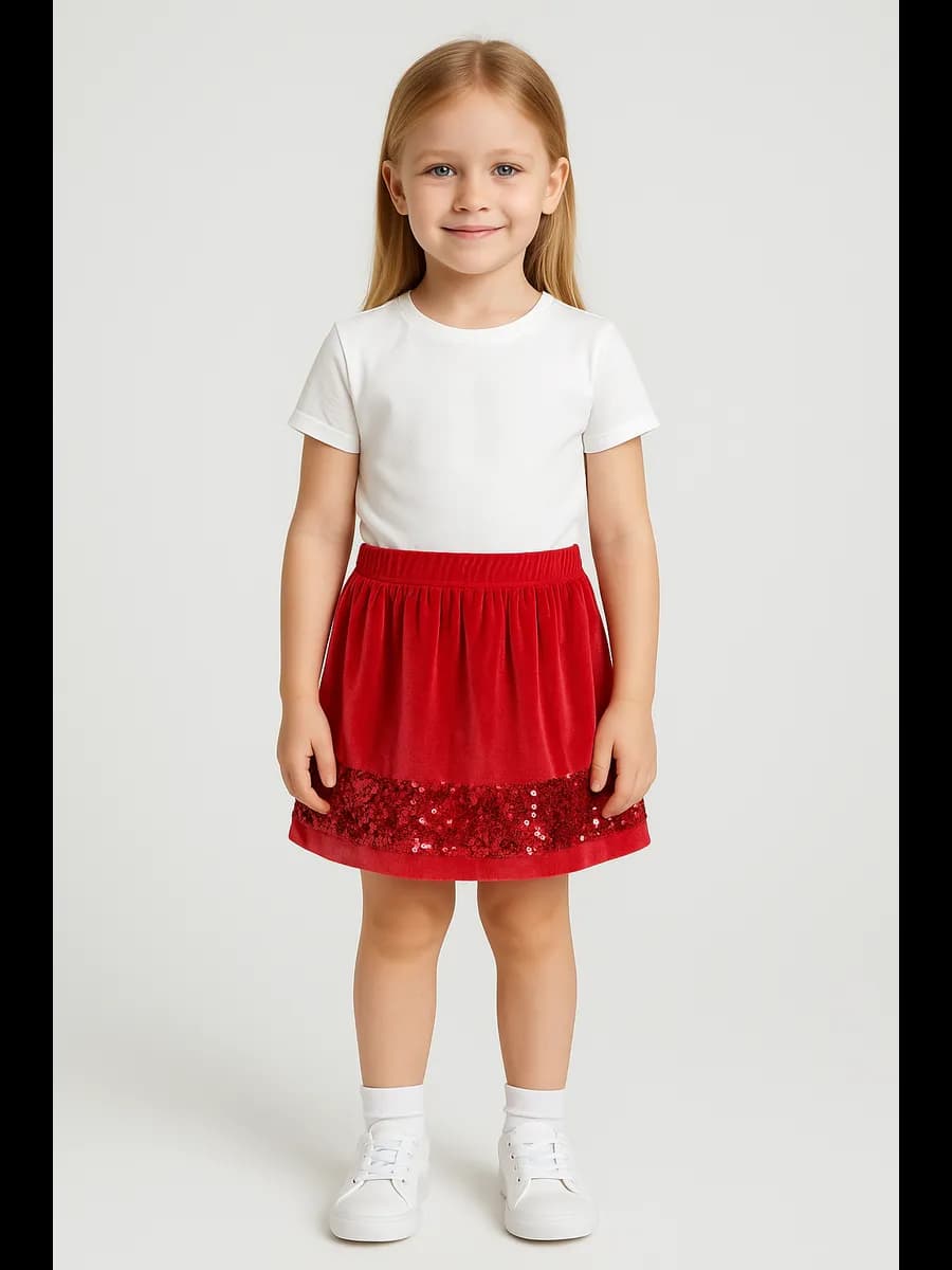 LCW Kids Бархатная Юбка Для Девочки