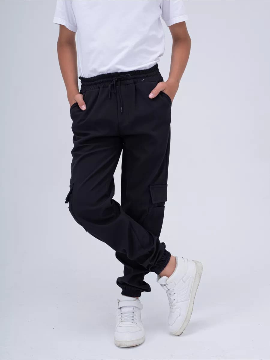 Брюки джоггеры утепленные с начесом