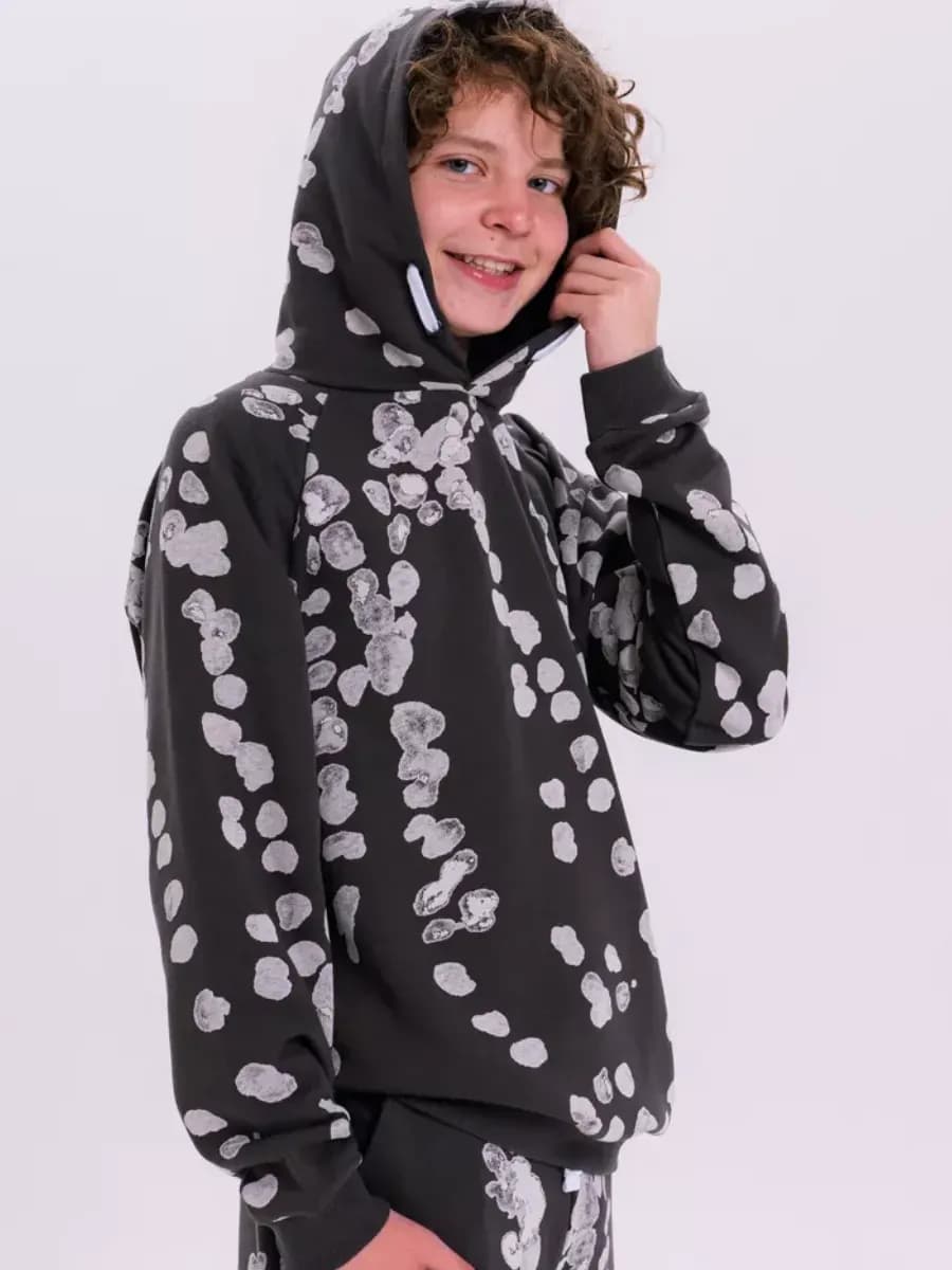 Зип-худи демисезон универсальная толстовка, 140–164