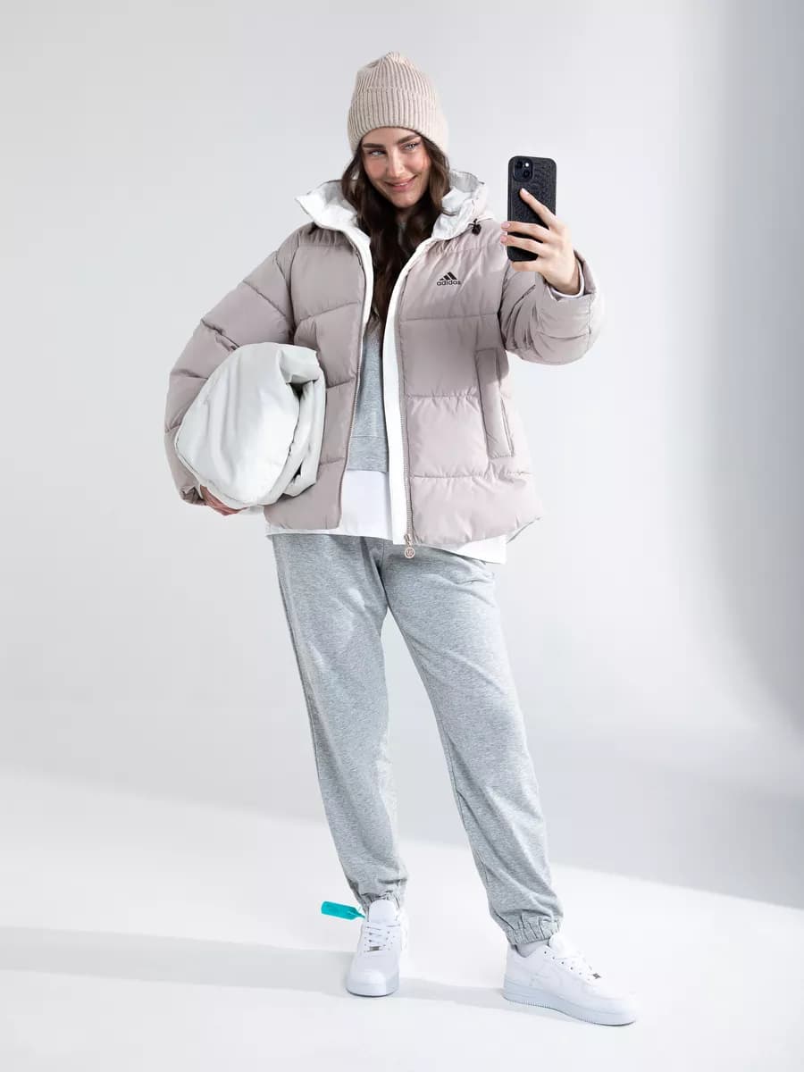 Пуховик зимний короткий