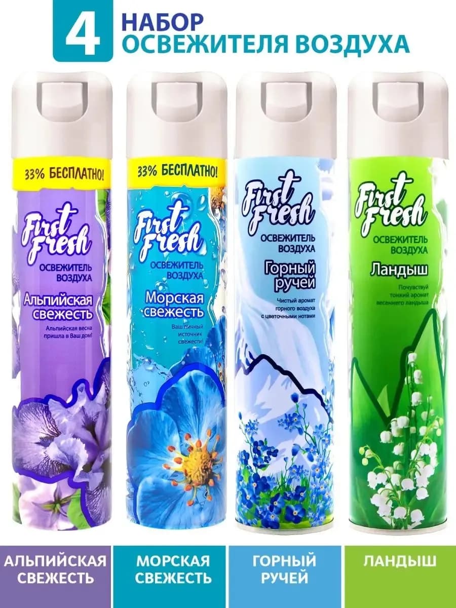 Освежитель воздуха Mix (4шт х 300мл)