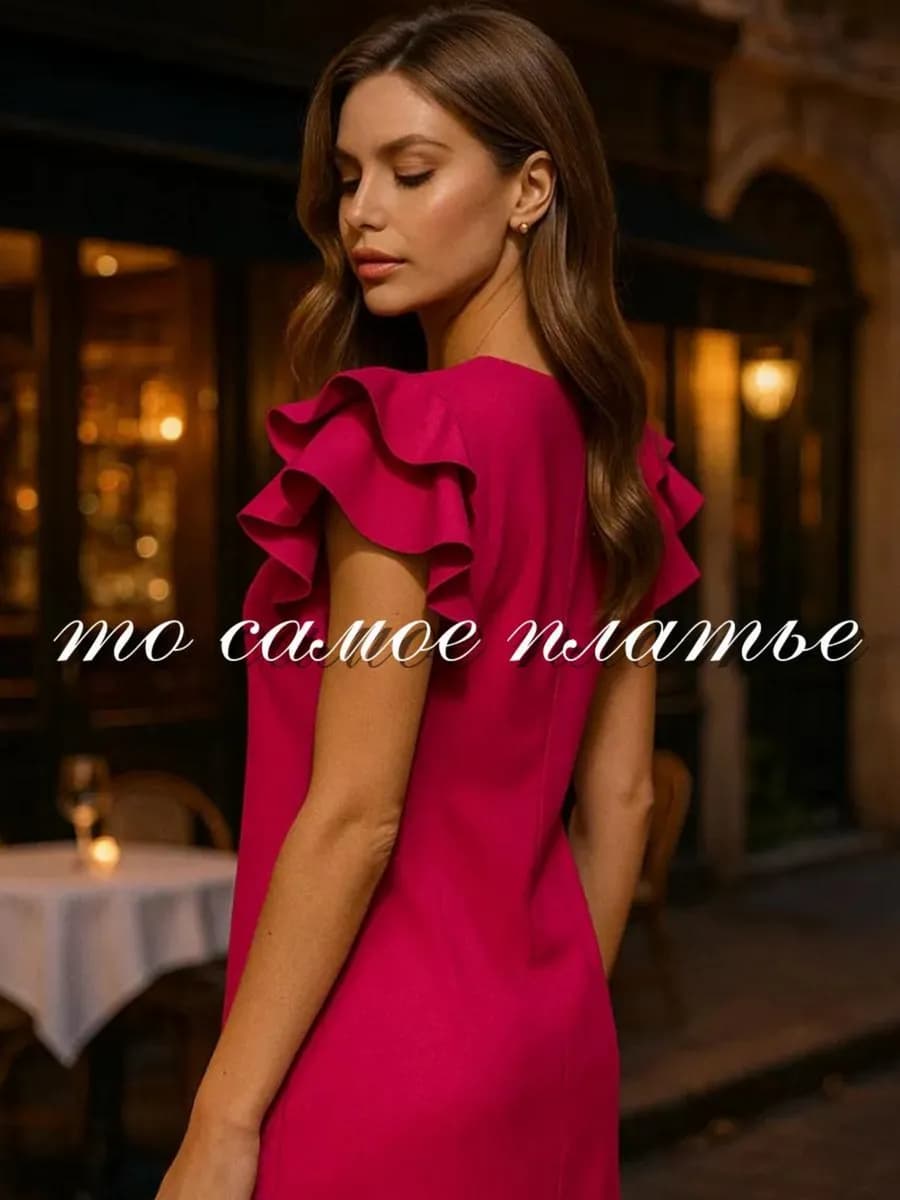 Платье вечернее праздничное с воланами