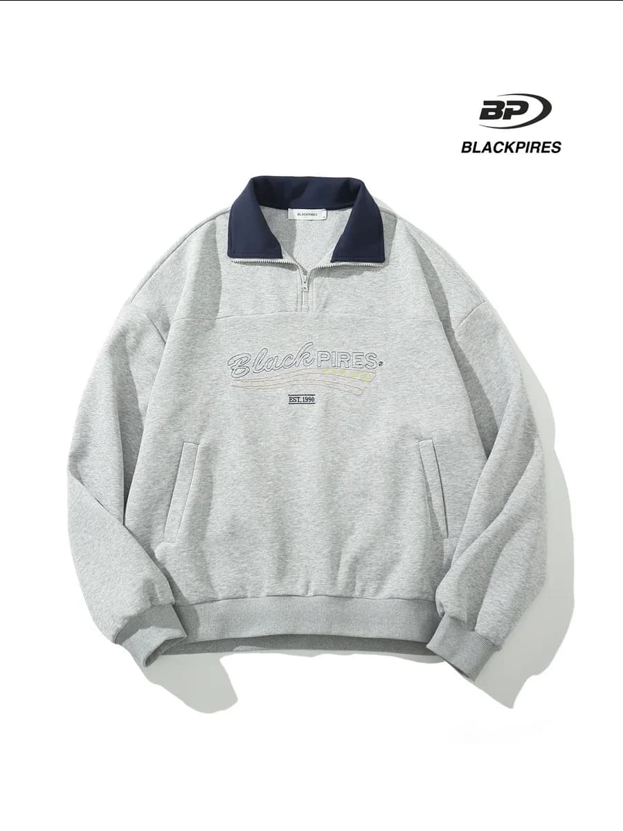 Толстовка полузамок оверсайз