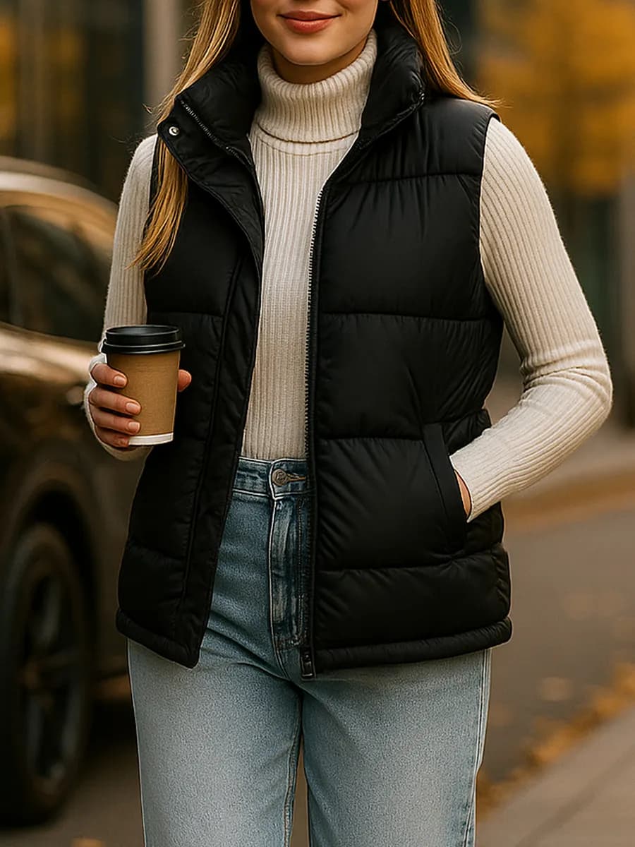 Жилет женский утепленный безрукавка