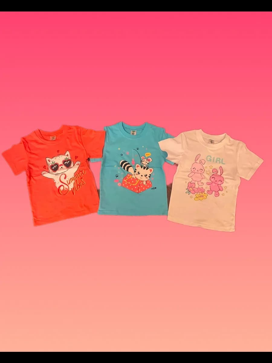 Набор детских футболок 3 шт