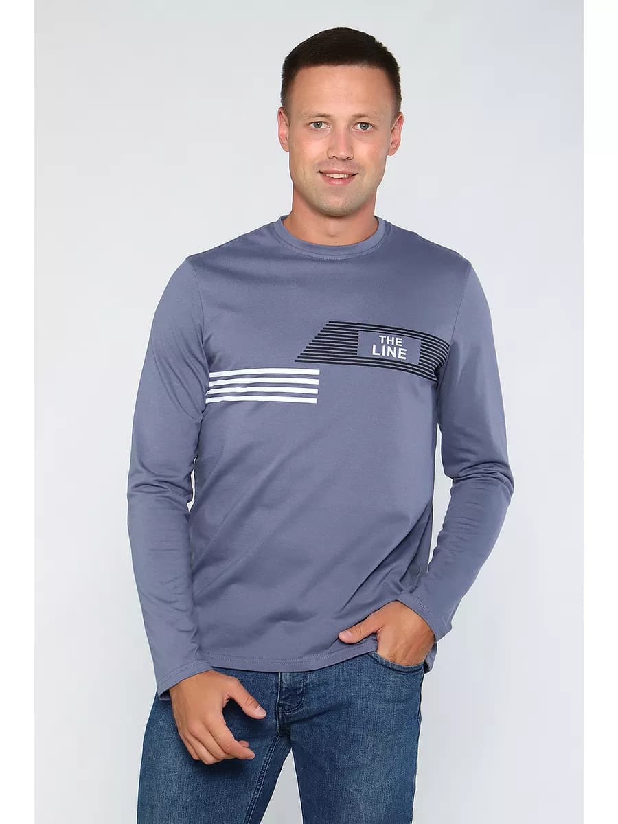 Лонгслив мужской базовый
