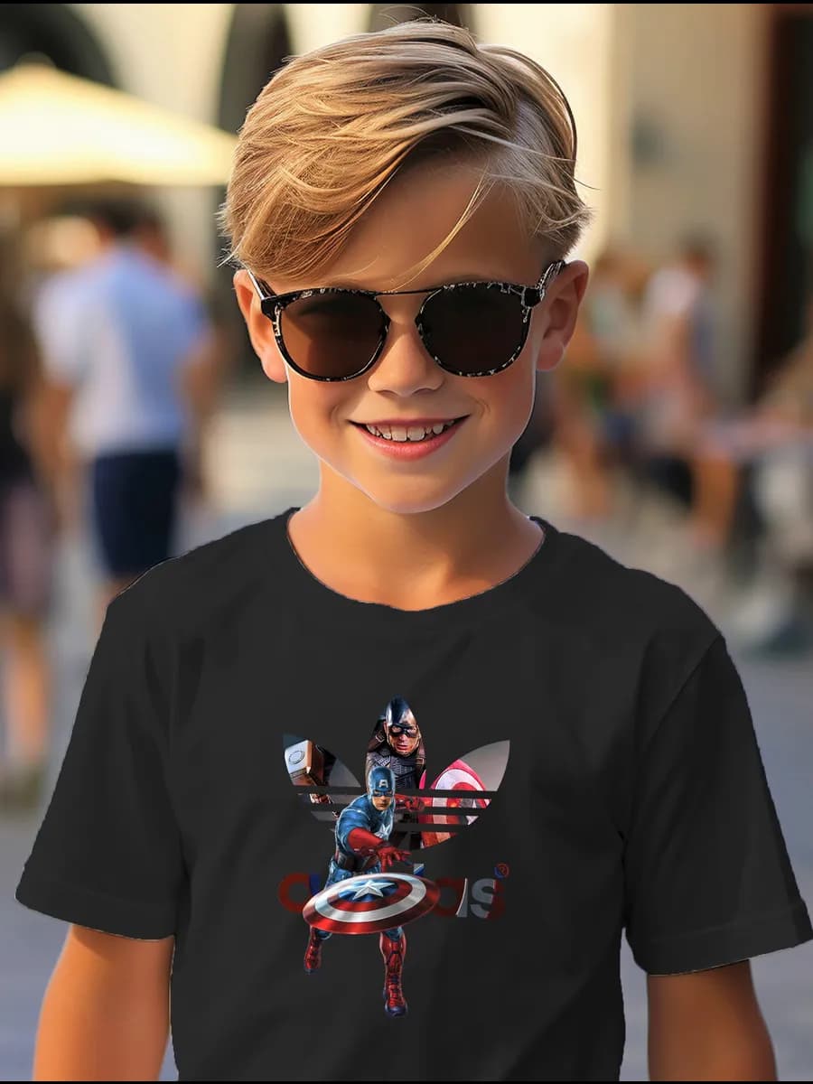 Футболка подростковая с принтом