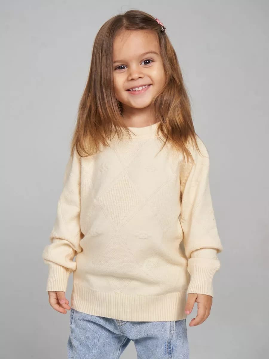 Свитер вязаный осенний - фото 1