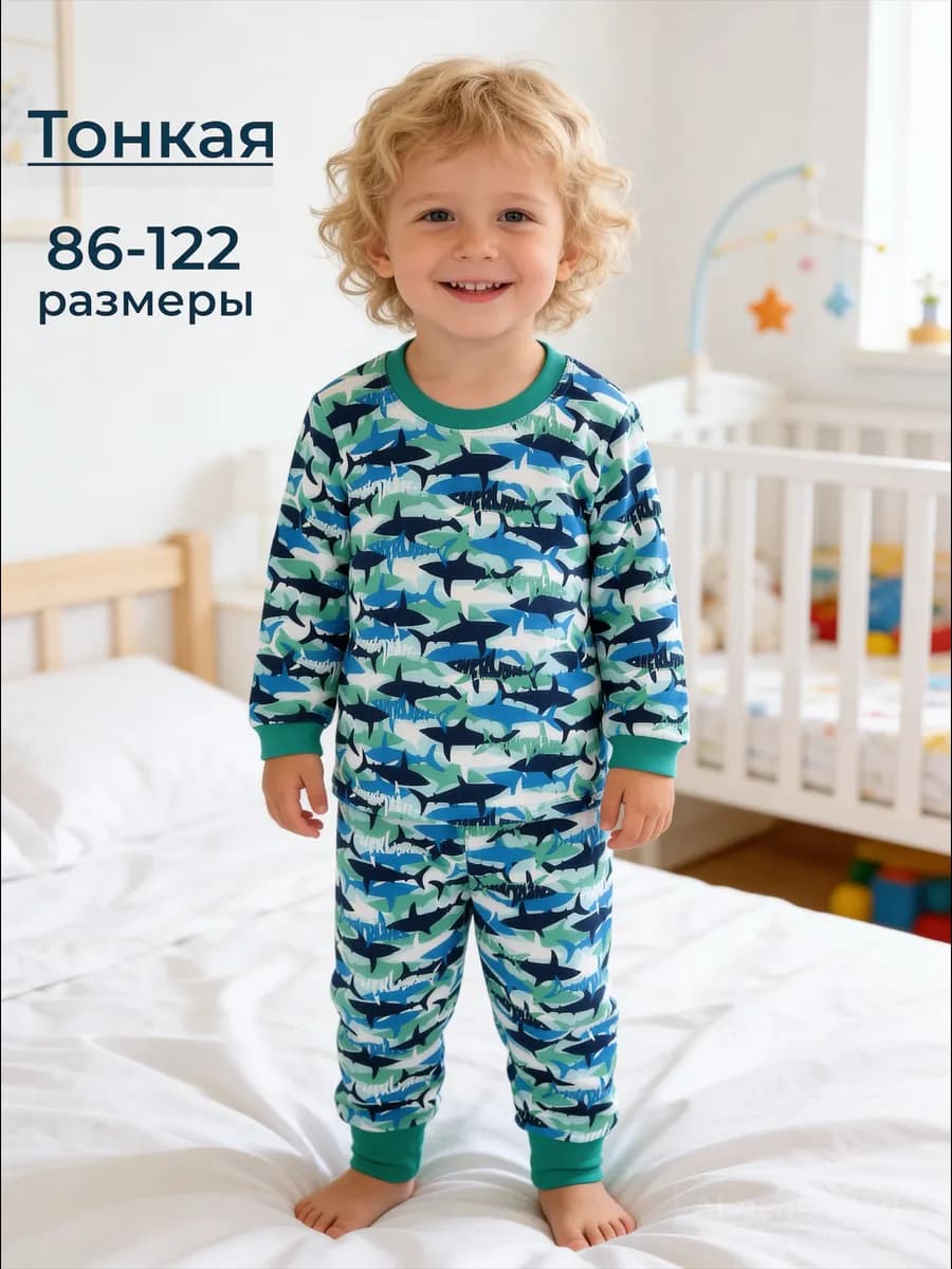 Пижама тонкая детская