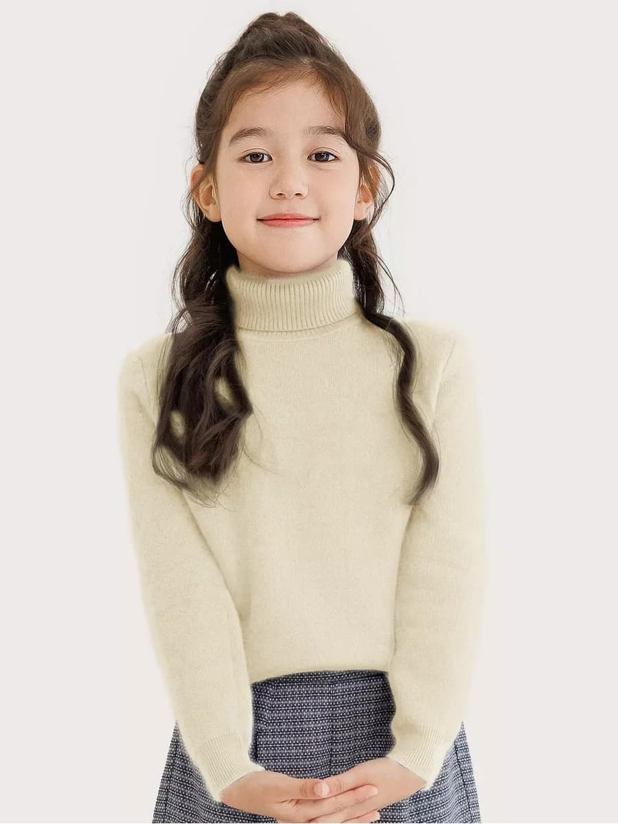 Водолазка для девочки плюшевая