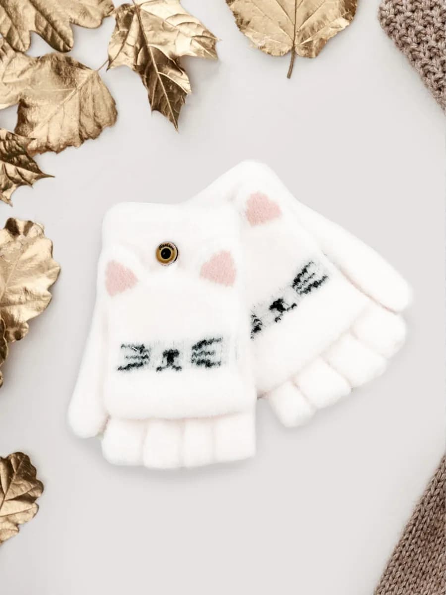 Митенки-перчатки-варежки 5-8 лет - фото 1