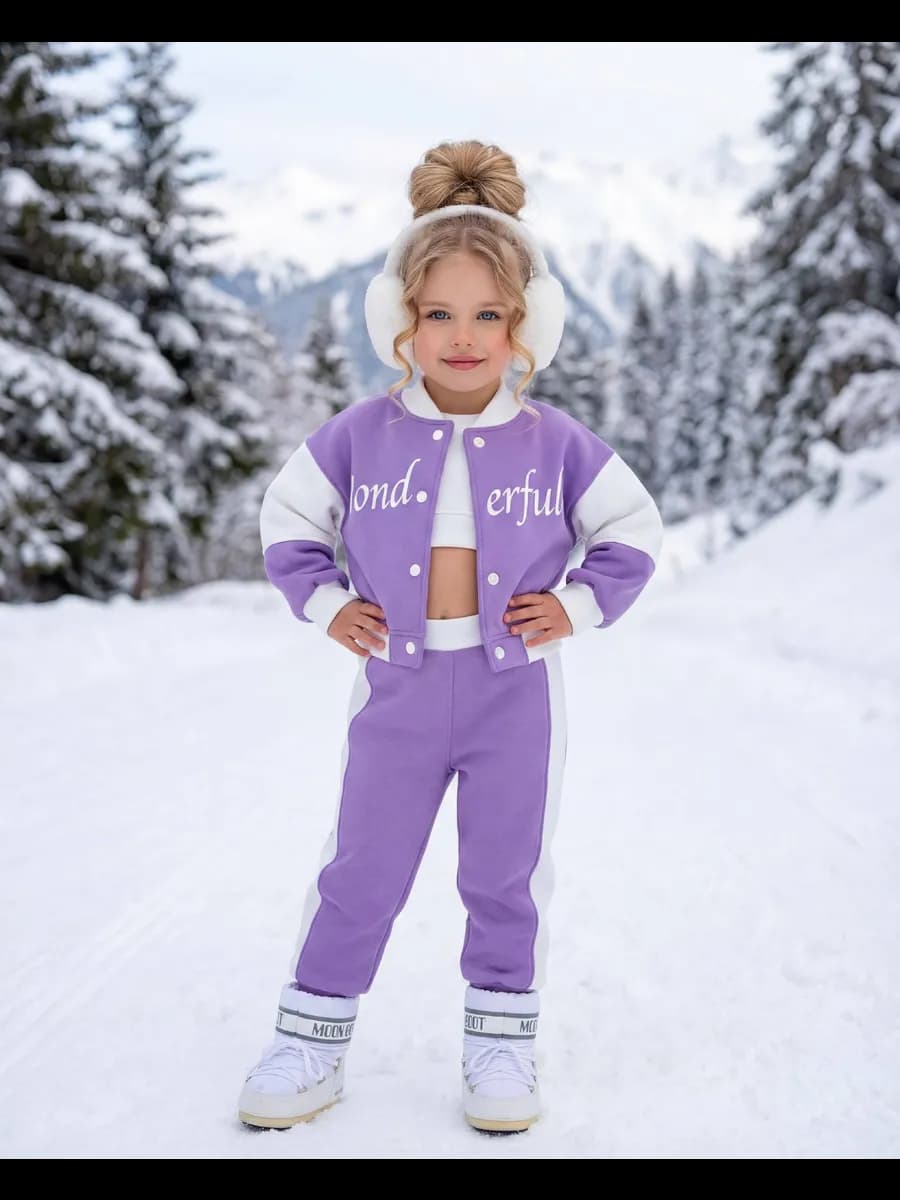 Спортивный костюм теплый с начесом